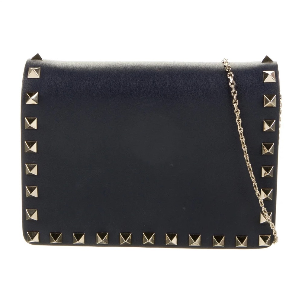Rockstud Leather Mini Crossbody Bag